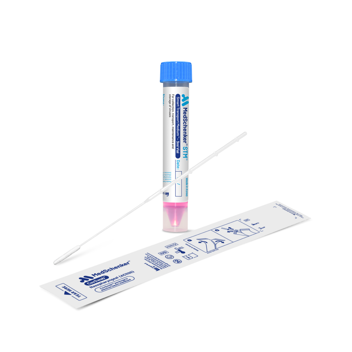 Smart Viral Transport Medium + NP Swab KIT 500pcs